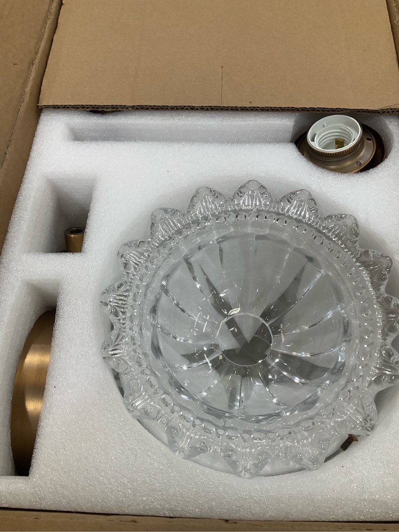 Condition photo showing Good Condition for vintage bathroom vanity light fixture 3 lights vanity lighting matte antique brass vanity light for bathroom brass 3 light