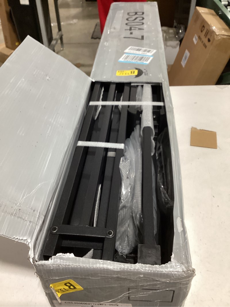 Condition photo showing As Is for Queen Box Spring 7 Inch Low Profile Box Spring Queen Size Bed Base, 3000 lbs Black Heavy Duty Metal Mattress Foundation with Easy Clean Fabric Cover,Easy Assembly 7 Inch Queen