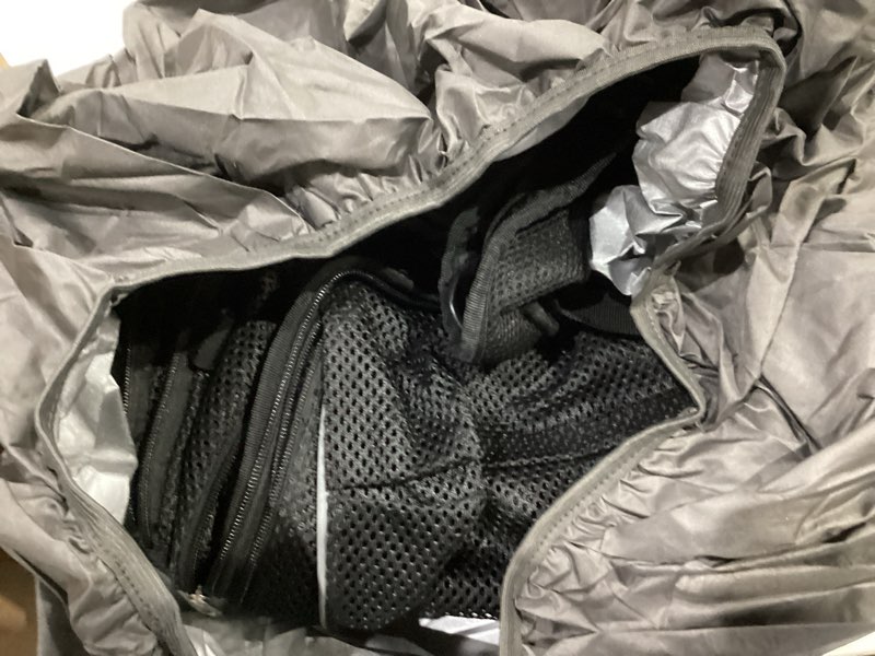 Condition photo showing As Is for USPECLARE Heavy Duty X-Large Mesh Backpacks for Adults,Semi-Transparent college Backpacks with Rain cover for School, Beach, and Travel (X-Large)