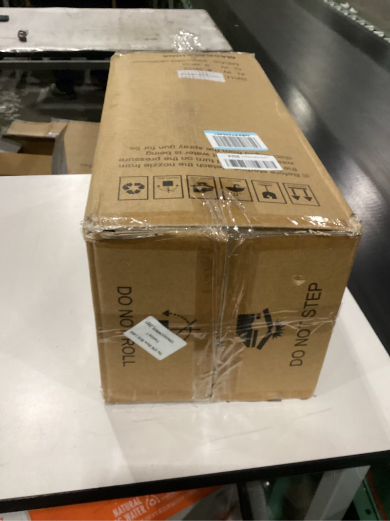 Condition photo showing As Is for 4800 PSI Pressure Cleaner- 4.0 GPM High Power Cleaner with 33FT Hose Reel, 4 Spray Tips and Soap Bottle for Car Washing, Fence Cleaning, Patio Maintenance?Upgraded?(Green)