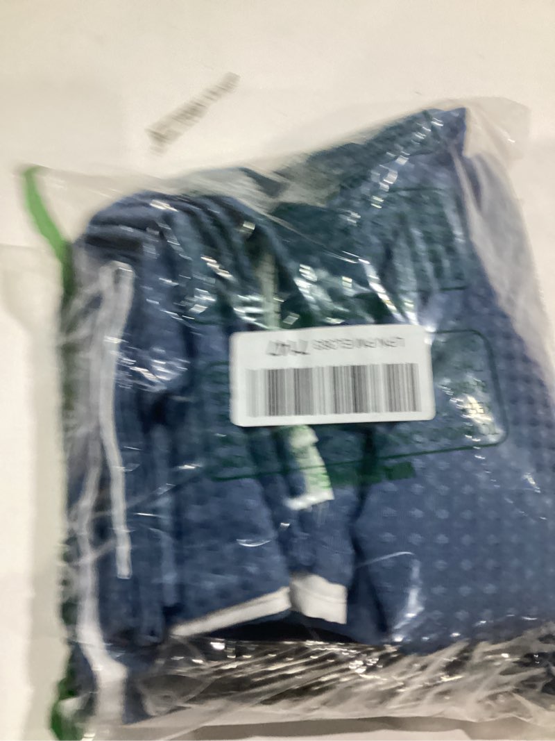 Condition photo showing Good Condition for N&Y HOME Waffle Weave Shower Curtain with Snap-in Fabric Liner & Hooks Set - Hotel Style, Water-Repellent & Washable, Heavyweight Fabric & Mesh Top Window - 71x72, Moonlight Blue Moonlight Blue 71"W x 72"L (Pack of 1)