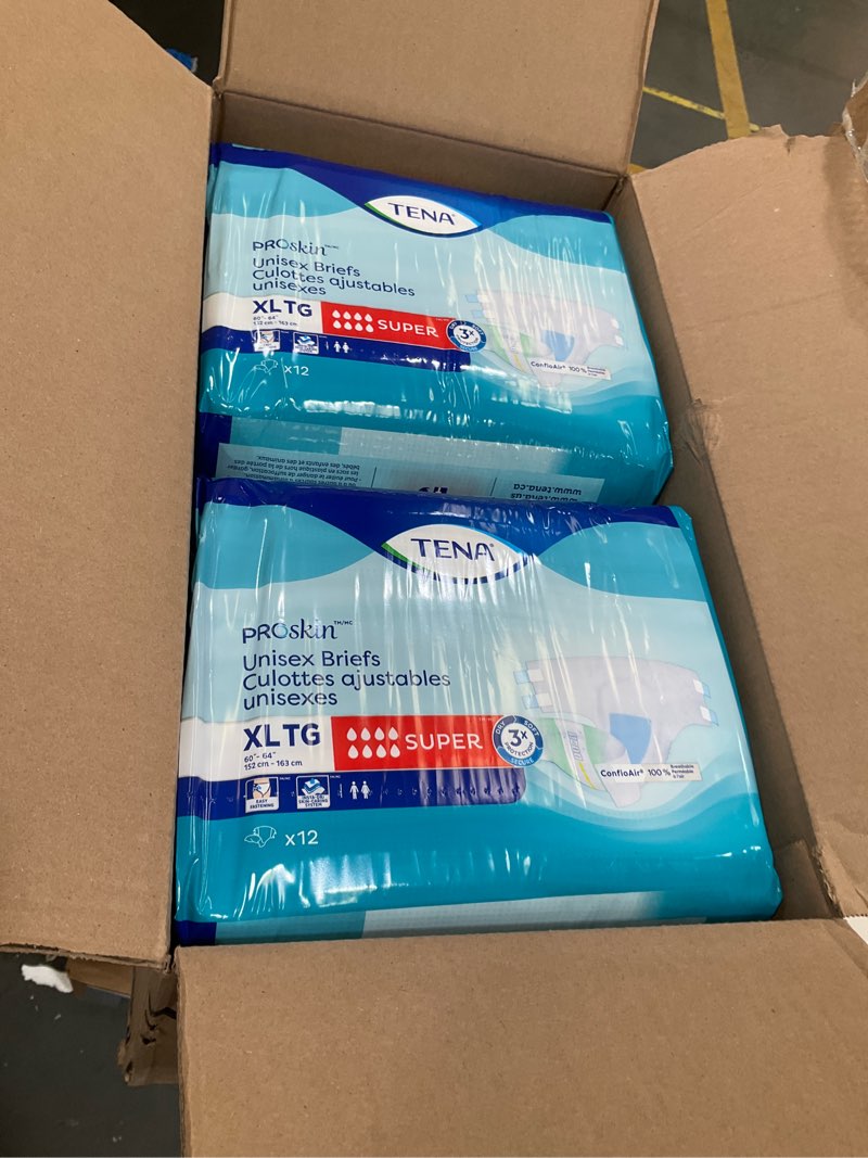 Condition photo showing New/Like New for tena proskin unisex adult diapers  maximum absorbency  xl  48 ct