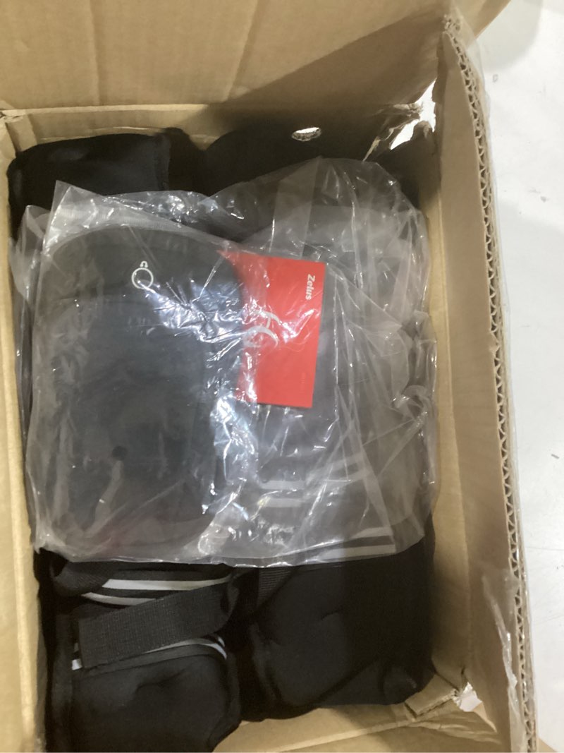 Condition photo showing Good Condition for ZELUS Weighted Vest, 6lb/8lb/12lb/16lb/20lb/25lb/30lb Weight Vest with Reflective Stripe for Workout, Strength Training, Running, Fitness, Muscle Building, Weight Loss, Weightlifting 30lb Black