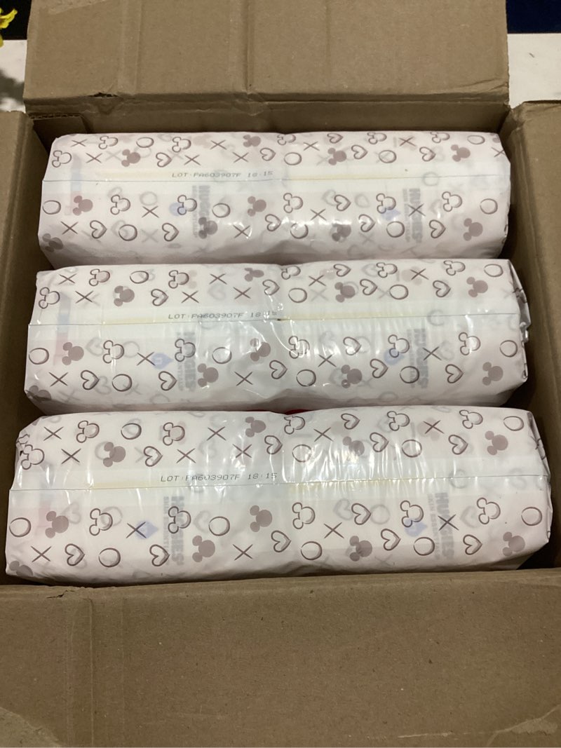 Condition photo showing New/Like New for huggies skin essentials newborn diapers, 180 count (3 packs of 60) newborn 180