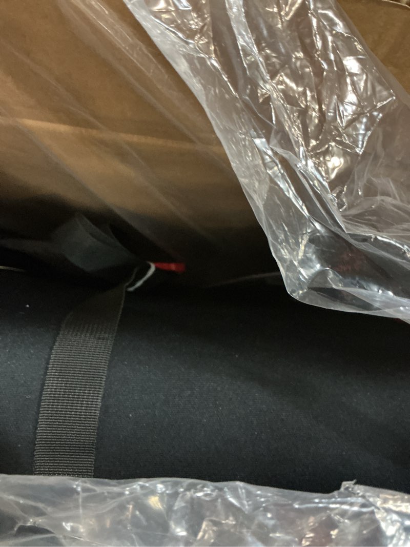 Condition photo showing New/Like New for Diono Solana, No Latch, Single Backless Booster Car Seat, Lightweight, Machine Washable Covers, Cup Holders, Black Single Black