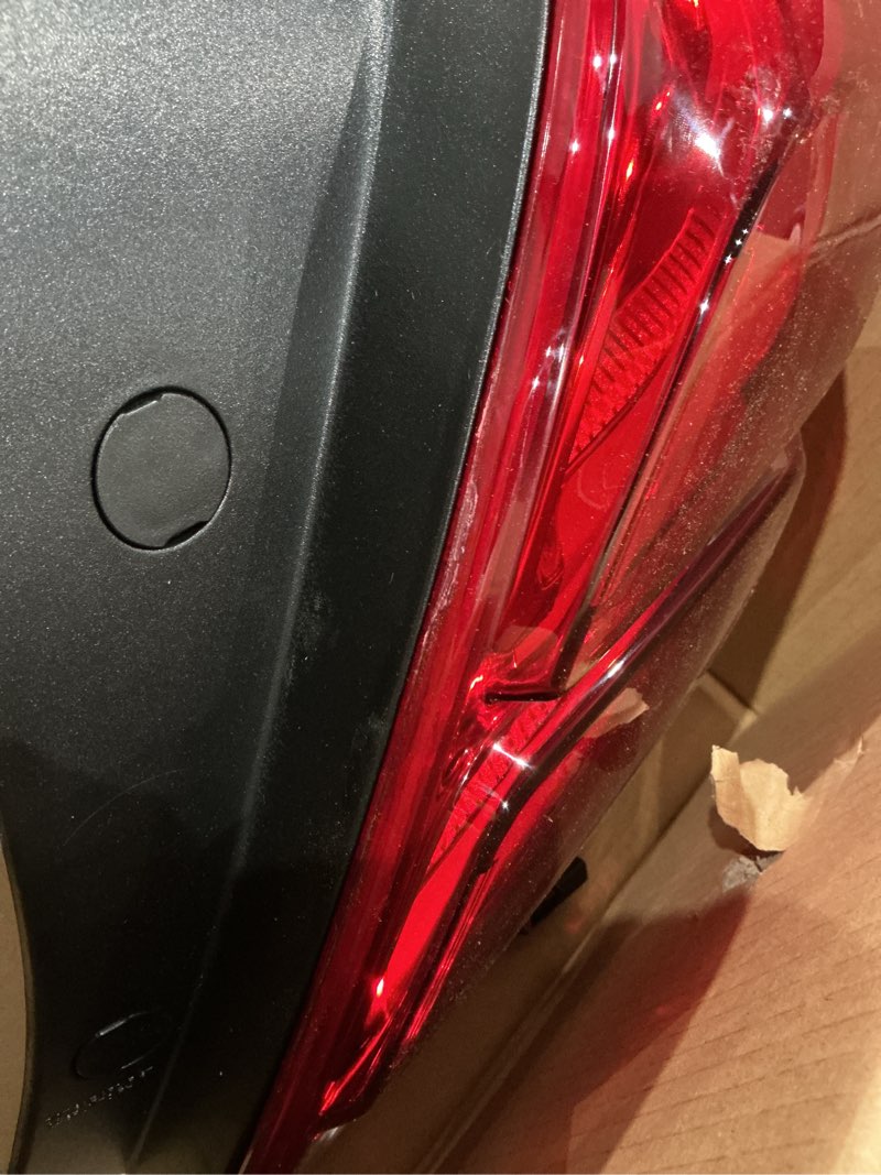 Condition photo showing As Is for led tail lights assembly for 2017-2022 chevy trax lt/premier right | passenger side rear taillights oem: gm2801298 42750550 right passenger side