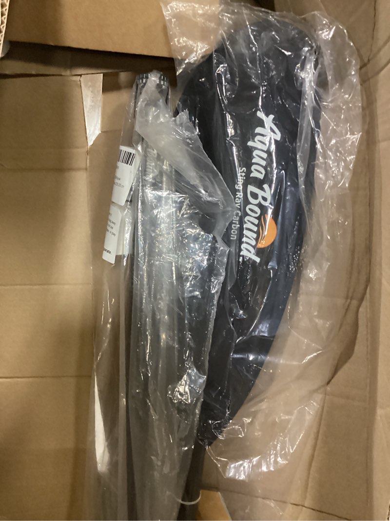 Condition photo showing Good Condition for aqua bound sting ray carbon 2-piece kayak paddle, carbon shaft, reinforced nylon dihedral blades for flatwater touring and kayak fishing 220-235 cm versa lok