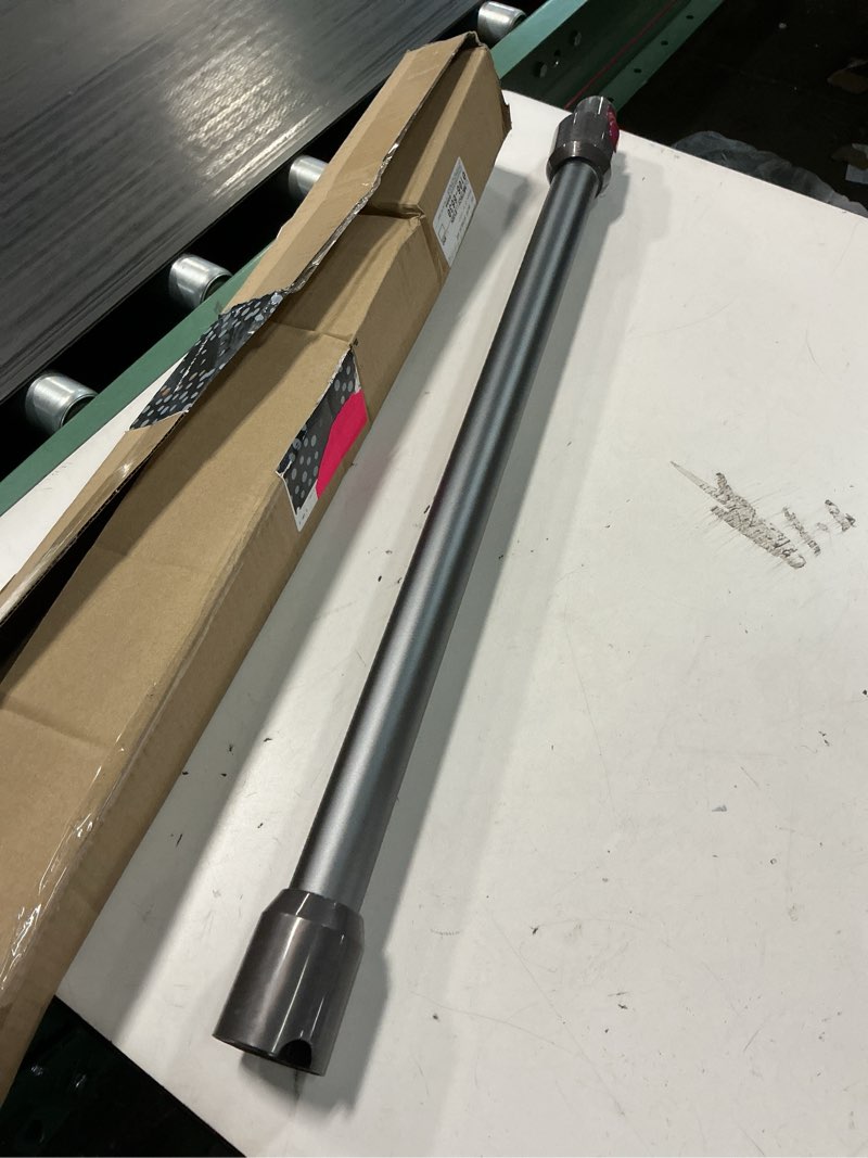 Condition photo showing As Is for quick release wand extension tube for dyson v11 v10 v8 v7 models, extension vacuum replacement parts, wand tube replacement for dyson cordless vacuum parts, 28.93 in (iron)
