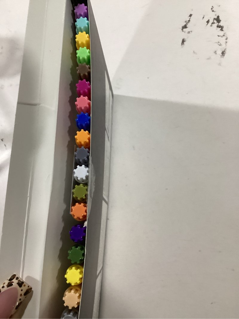 ARTISTRO 24 Acrylic Paint Markers for Rock, Fabric, Wood, Glass, Craft, Decoration - Dual-Tip Paint 