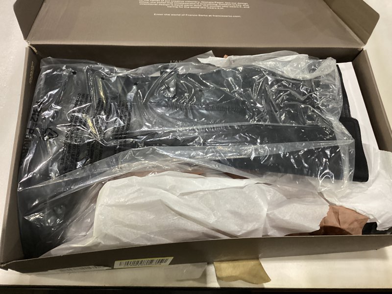 Condition photo showing New/Like New for Franco Sarto womens Padova 9 Black Leather