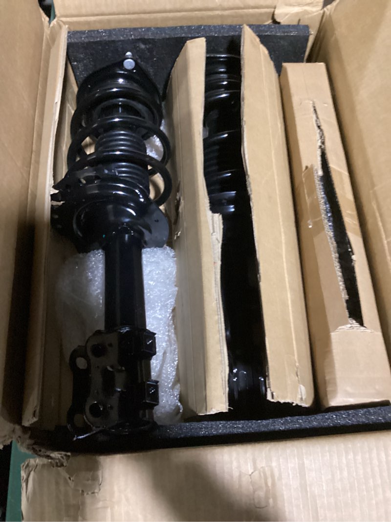 Condition photo showing Good Condition for (similar to) front + rear strut shocks assembly compatible with 2010 2011 2012 2013 2014 2015 2016 2017 chevy equinox gmc terrain (w/o 19 inch wheels) coil spring shocks absorbers 4x front+rear struts 2010-2017 equinox