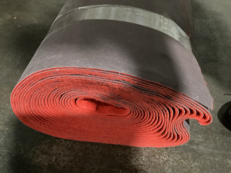 Condition photo showing Good Condition for similar extra thick red carpet runner for party, non-slip tpr rubber backed red rug, wedding and events decorations, reusable