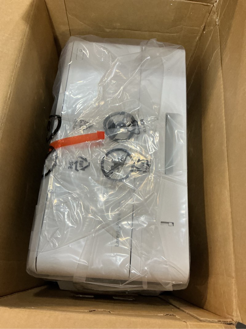 Condition photo showing Good Condition for hp laserjet pro 4001n black & white printer, print, fast speeds, easy setup, mobile printing, advanced security, usb, ethernet connection, best-for-office