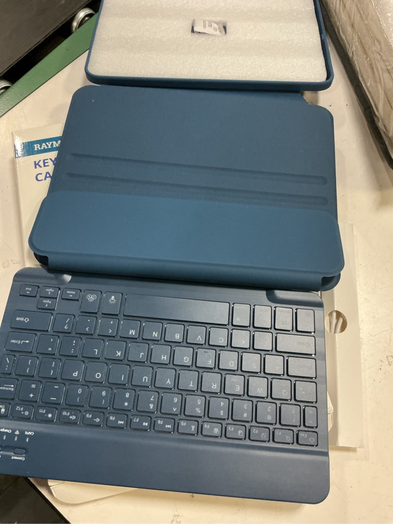 Condition photo showing Good Condition for for ipad 11th(a16, 2025)/10th generation case with keyboard, 360° rotatable case & detachable backlit keyboard, precision cutouts and pen holder for ipad a16 11''/10th 10.9'', navy blue for ipad a16 (11th gen) & ipad 10th gen navy blue