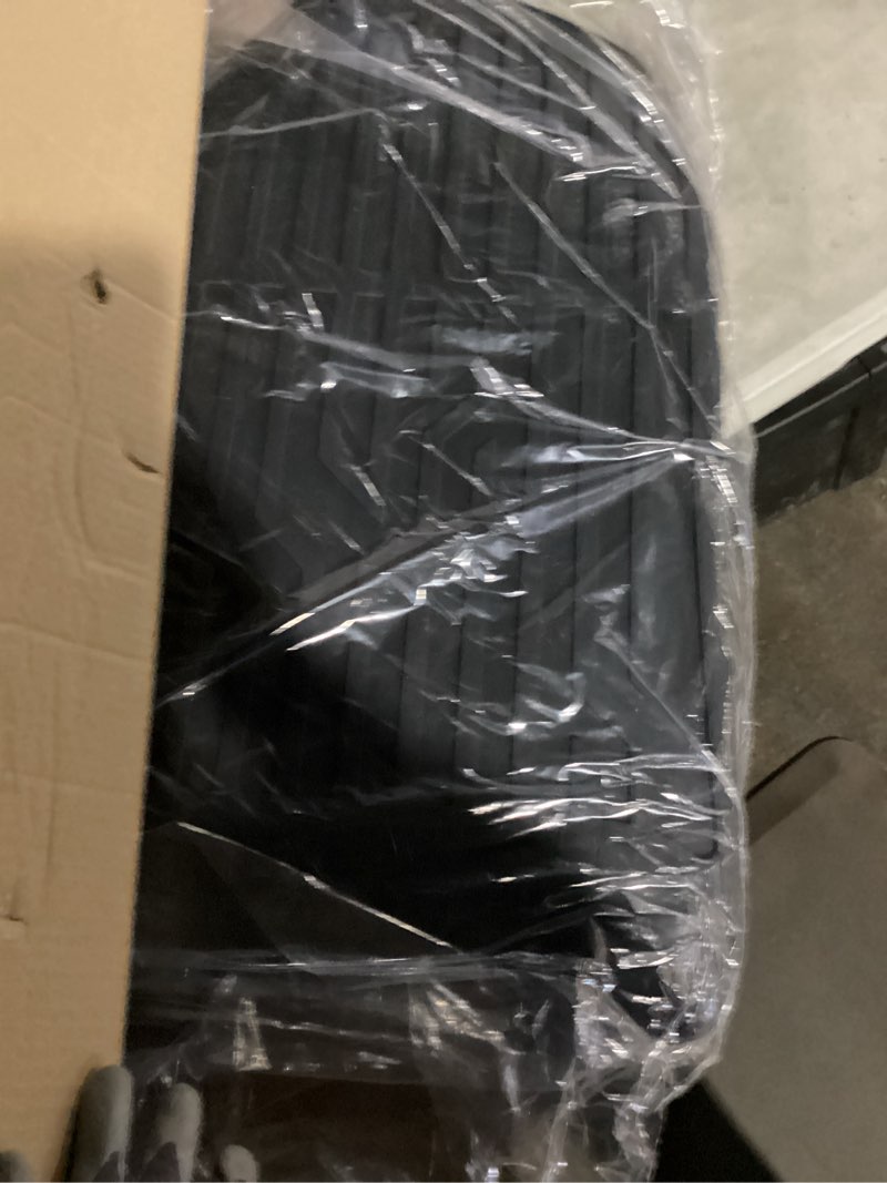 tongama-floor mats for toyota sienna 2013-2020 7 seats, all weather tpe passenger's mat & 2nd/3rd ro