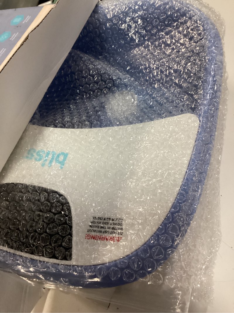 Condition photo showing As Is for bliss massaging foot bath with digital display