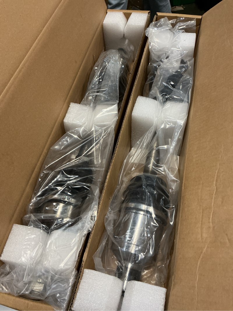 Condition photo showing Good Condition for front left/right cv axle half shaft assembly compatible with 2005-2020 for chrysler 300 2017-2020 for dodge challenger 2007-2020 for dodge charger cv axle shaft 66-3558 60-3558 66-3557 only for awd