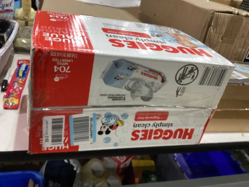 Condition photo showing New/Like New for Huggies Simply Clean Unscented Baby Diaper Wipes, 11 Flip-Top Packs (704 Wipes Total), Packaging May Vary 64 Count (Pack of 11)