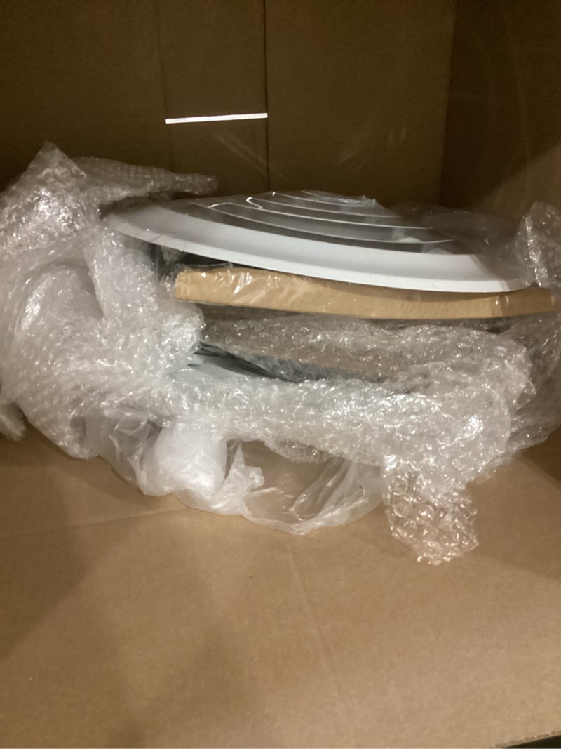 Condition photo showing Good Condition for therwen 2 pieces 8 inch round diffuser hvac round ceiling vent cover replacement vent diffuser with screws to install fitting in duct