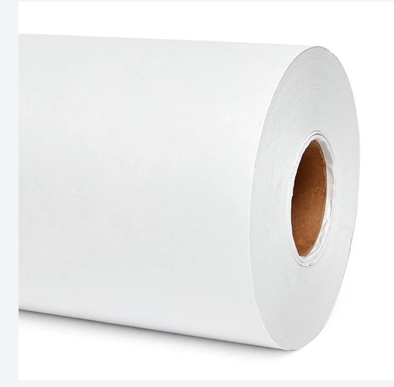 SMART&CASUAL 36" x 2,520" (210') White Kraft Craft Paper Roll for Gift Wrapping Bulletin Board Bouqu