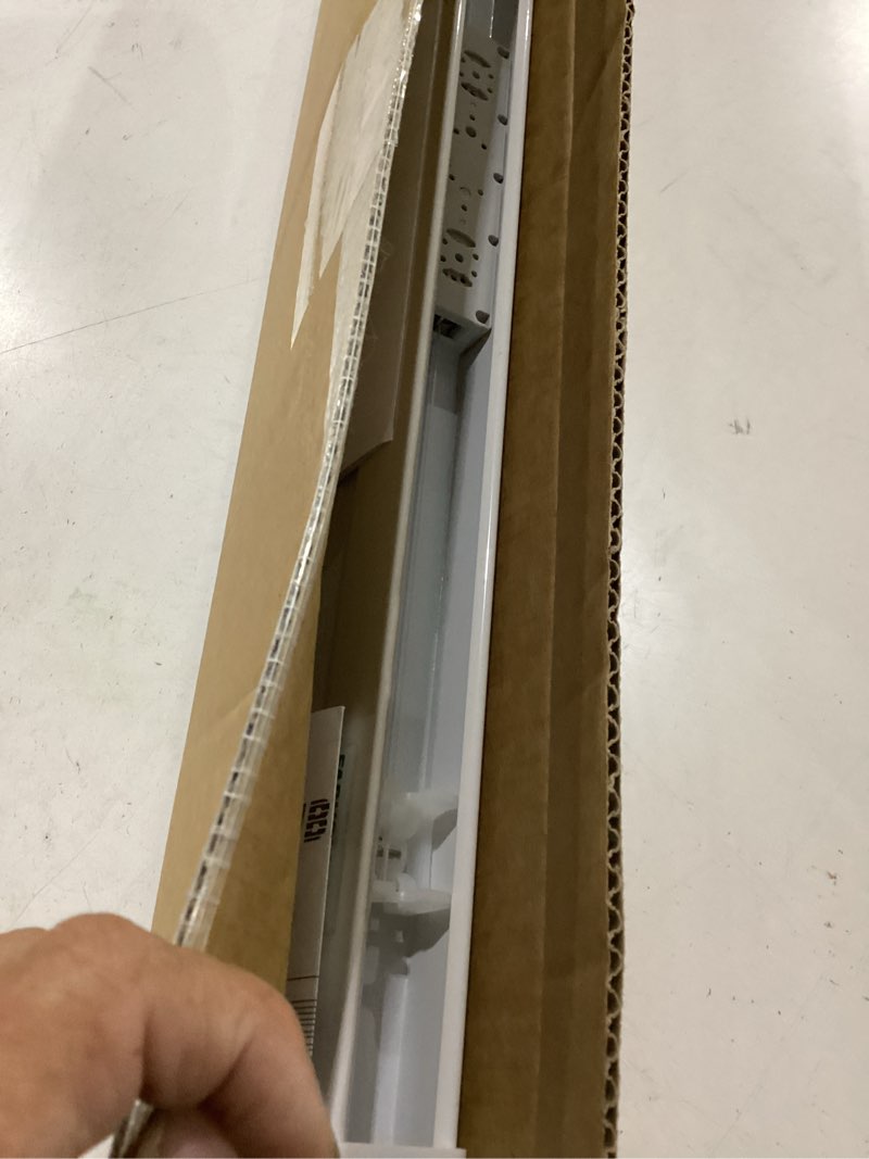 Condition photo showing Good Condition for lazblinds no tools no drill cordless cellular shades, blackout light blocking honeycomb shades for home, thermal insulation blinds for windows, 19" w x 36" h, white blackout-white 19" w x 36" h