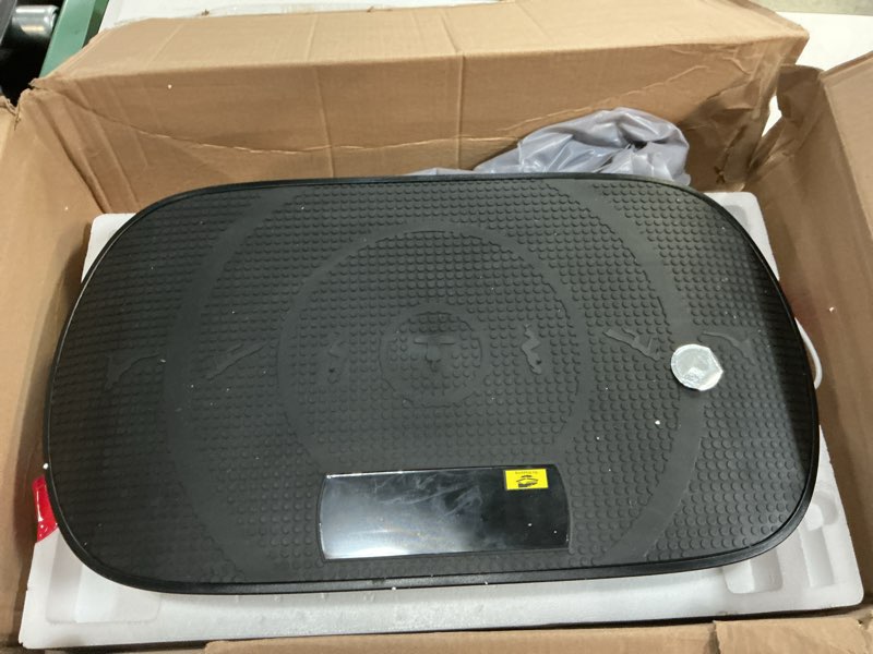 Condition photo showing New/Like New for merach vibration plate exercise machine, whole body workout equipment for women, bluetooth and silicone pedal, vibration plate with auto mode, vibrate fitness platform for home pro black