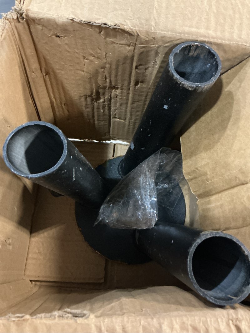 Condition photo showing As Is for 1200lb Capacity Hanging Deer Feeder Parts with Pulley Systerm, Tripod Hunting Game Deer Hoist Stand Head Hanger for Skinning, Deer Hunting Accessories Gifts for Men (Legs Not Included) Round-1P