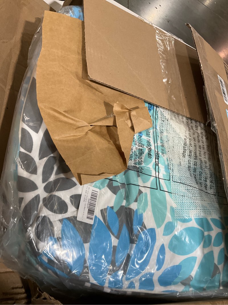 Condition photo showing As Is for jmgbird outdoor chair cushions, seat/back cushions 19\" x 19\" with ties for patio furniture chairs home garden decoration