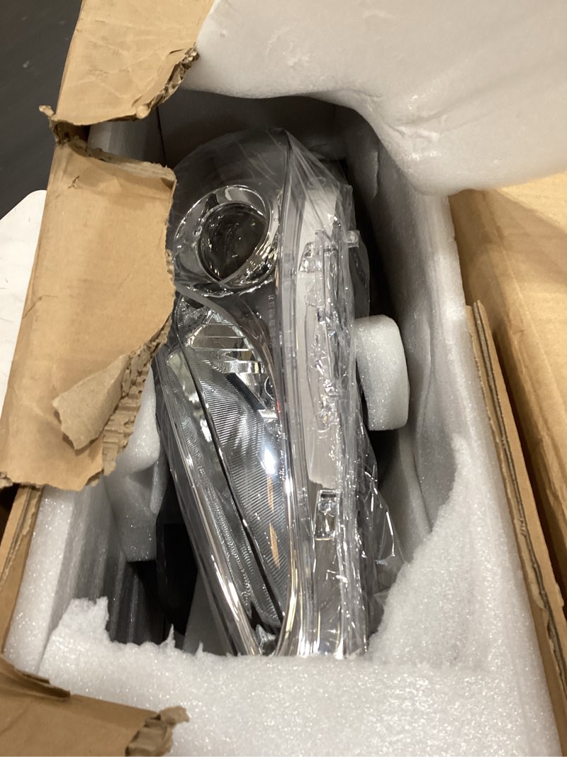 Condition photo showing Good Condition for headlights headlamp replacement for sonata 2011-2014 projector headlight clear lens amber corner pair left and right side replacement for hy2502159 hy2503159