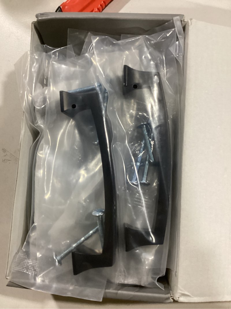 Amerdeco 10 Pack Matte Black 4Inch(102mm) Hole Centers Kitchen Cabinet Pulls Cabinet Hardware Kitche