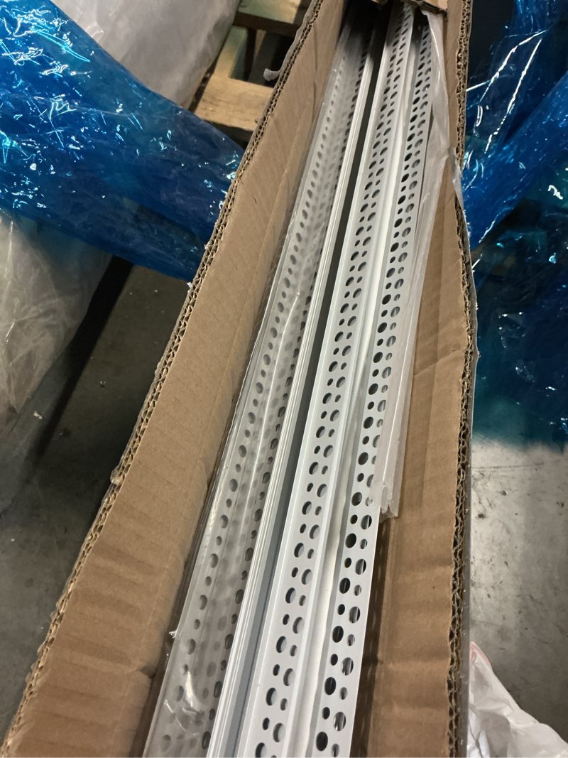 Condition photo showing As Is for Besseto Plaster-in LED Aluminum Channel 6 Pack 6.6FT/2 Meter Plaster LED Light Strip Diffuser Channel, Trimless Recessed Drywall Aluminum LED Channel Profile for Wall and Ceiling with Milky Diffuser 6Pack 2M/6.6FT