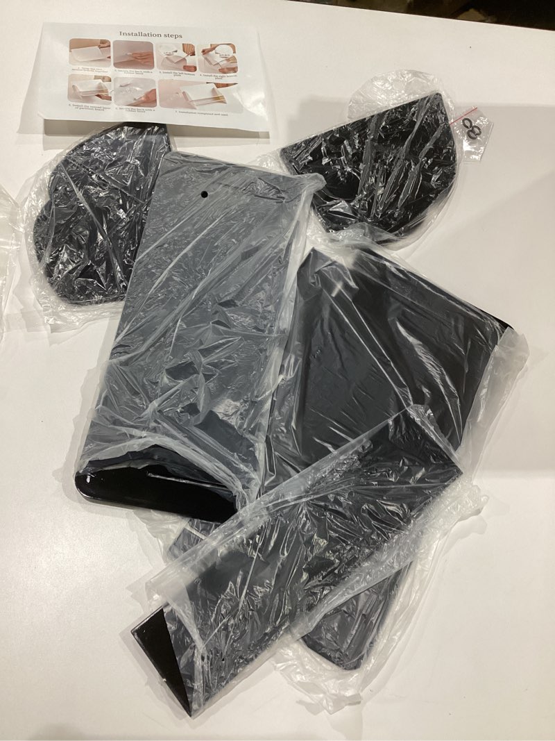 Condition photo showing As Is for Acrylic Desktop Bookshelf, Detachable Bookcase, Clear Book Organizer, Book/CD/Magazine Rack for Office/Study Room Library/Home (White, 12.6“) 12.6\" White, SIMILAR TO STOCK PHOTO 