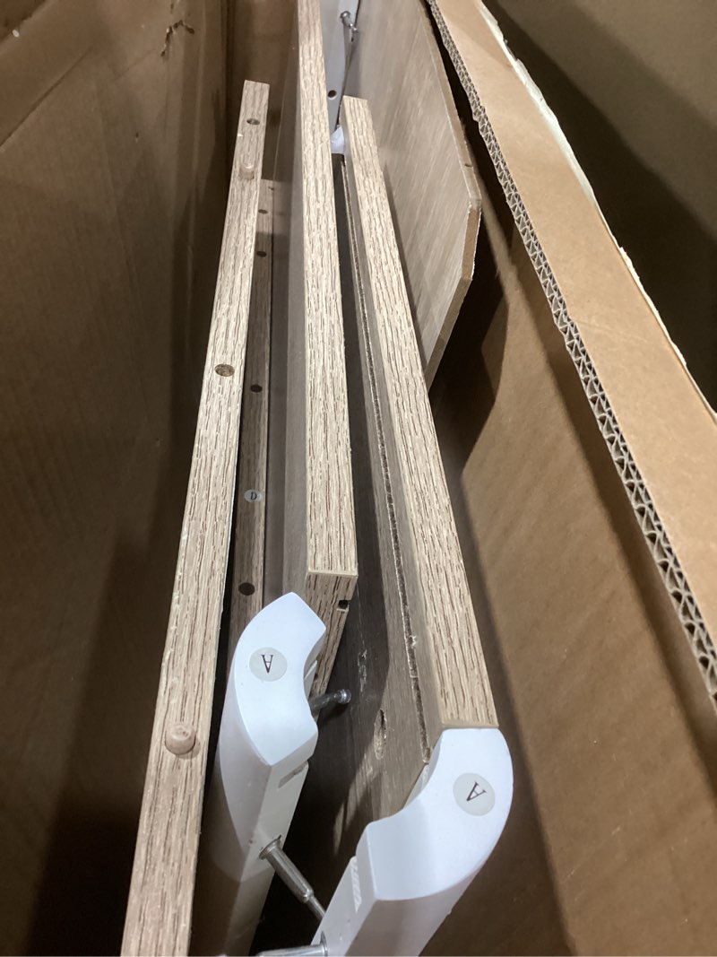 Condition photo showing As Is for Feandrea Cat Litter Box Enclosure, Litter Box Furniture Hidden with Removable Divider, Indoor Cat House, End Table, 31.5 x 20.9 x 19.7 Inches, White UPCL002W01 White L (31.5"L x 20.9"W x 19.7"H)