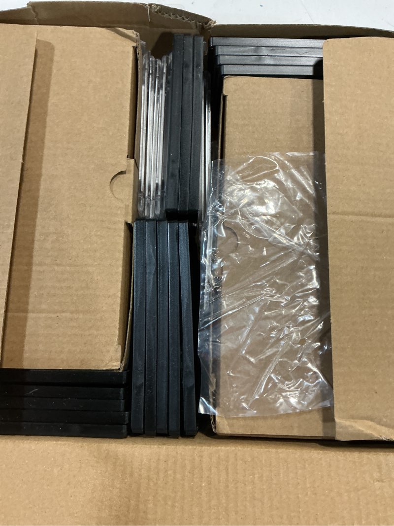 Condition photo showing Good Condition for elegrp matte black standard decorator electrical wall receptacle outlet, 15a 125v, 2 pole 3 wire, non-tamper resistant, nema 5-15r, self-grounding, wall plate included, ul listed, 20 pack wall plate included matte black 20