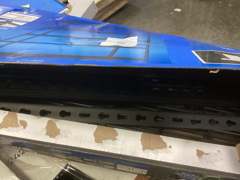 Condition photo showing Good Condition for hart heavy-duty 48 w x 2 4 d x 72 h 5-tier steel shelving  black  4000 lbs. capacity