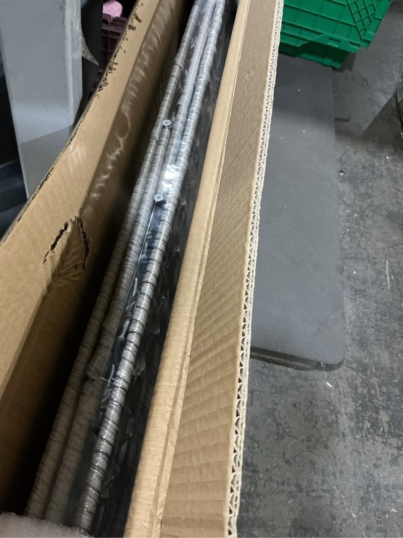 Condition photo showing Good Condition for Cat Litter Box Enclosure with Soft Litter Mat; Hidden Kitten Washroom Furniture with Door; Handwoven Rattan Cat House with Large Space; Pet Crate for Living Room, Bedroom, Balcony (Grey) 30.3'' L x 18.2'' W x 24.2'' H Grey