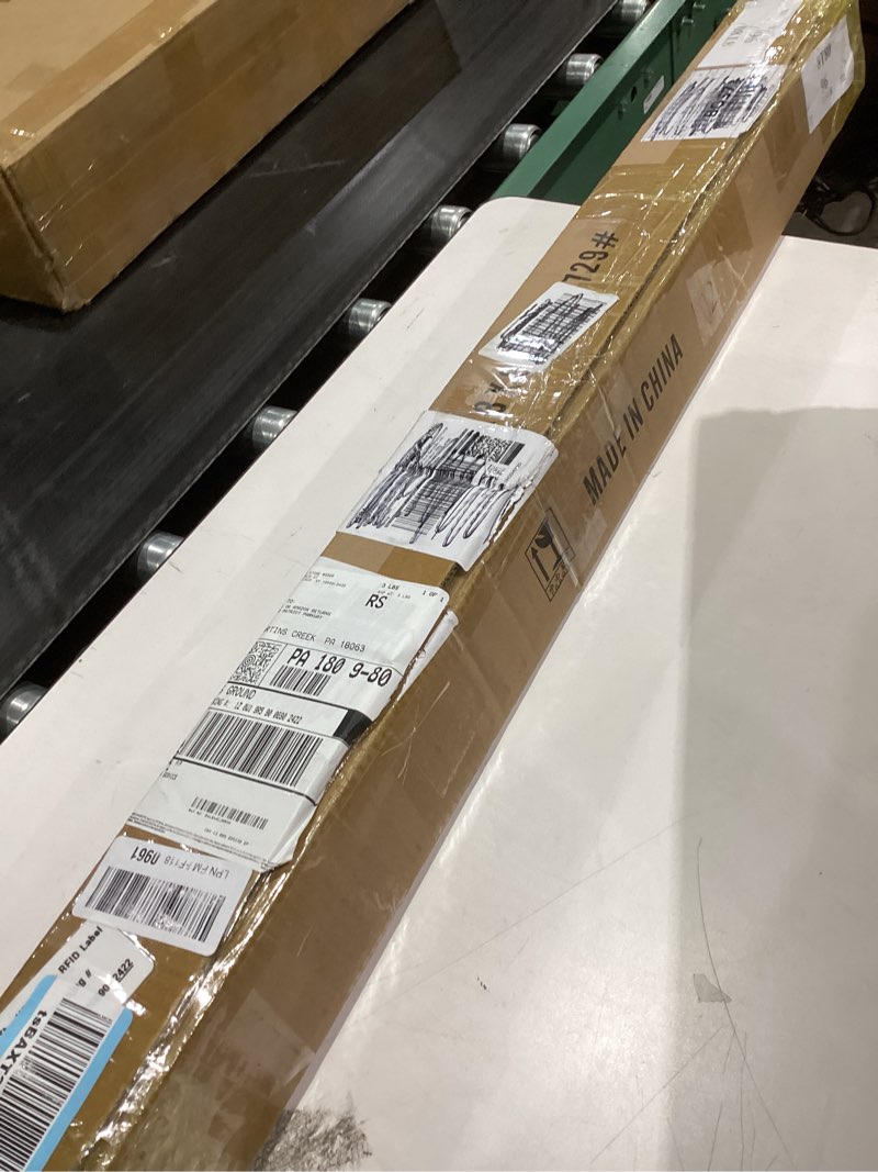 Condition photo showing Good Condition for 2 Pcs 1-3/4" x 36" U Shaped Aluminum Door Bottom Sweep with Drip Cap Screw-on Weatherstrip Draft Stopper for Exterior, Front, Bottom of Door (Brown) 2 Brown