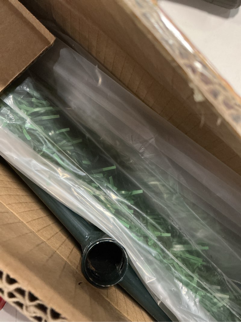 Condition photo showing New/Like New for CCINEE 5ft Pine Artificial Christmas Green Half Tree Easy-Assembly with Solid Metal Stand for Wall Xmas Themed Party Decoration Indoor Outdoor Living Room Decor Green 4ft 11in