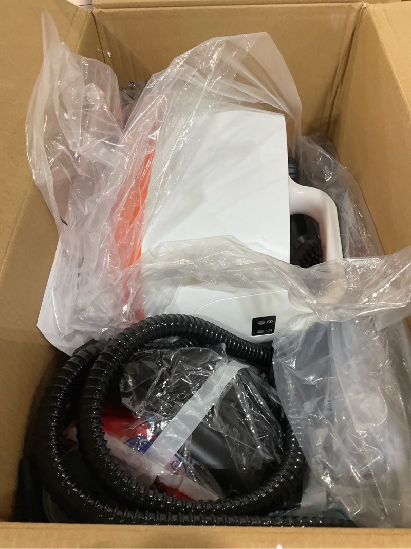 Condition photo showing As Is for Steam Cleaner with 21 Accessories,5 Mins Quick Heating,1800W Powerful Multipurpose Steam Mop with 52.9 oz Tank Heavy Duty Steam Cleaner for Floor,Windows,Grout,Tile and Cars