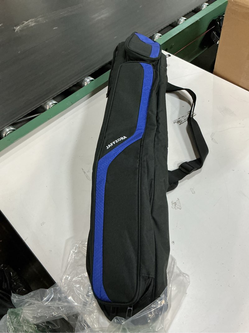 Condition photo showing Good Condition for Pool Cue Case, Pool Stick Carrying Case Holds Butts and Shafts, Billiard Cue Bag with Shoulder Straps Grey Large