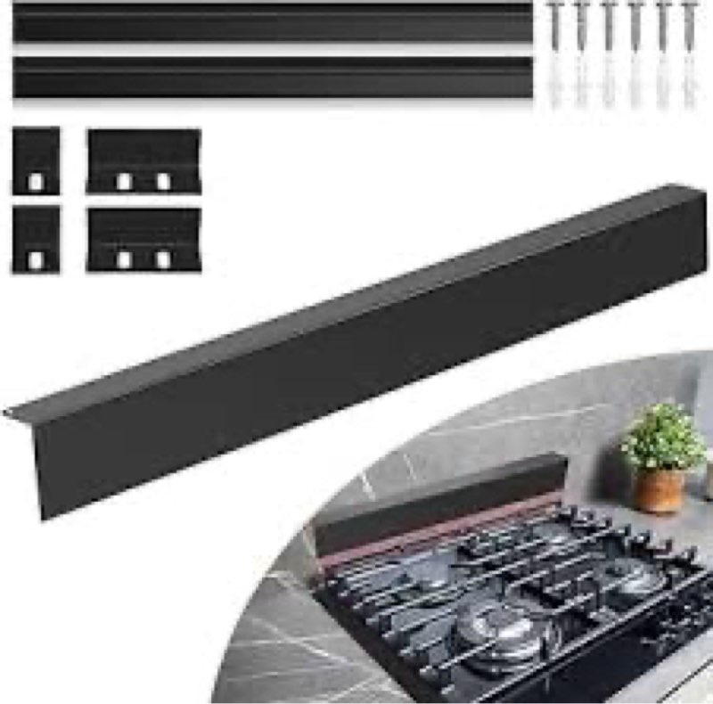 30" Stove Gap Filler, Kitchen Stove Gap Covers, Slide-in Range Rear Filler Kit for Most Brand Kitche