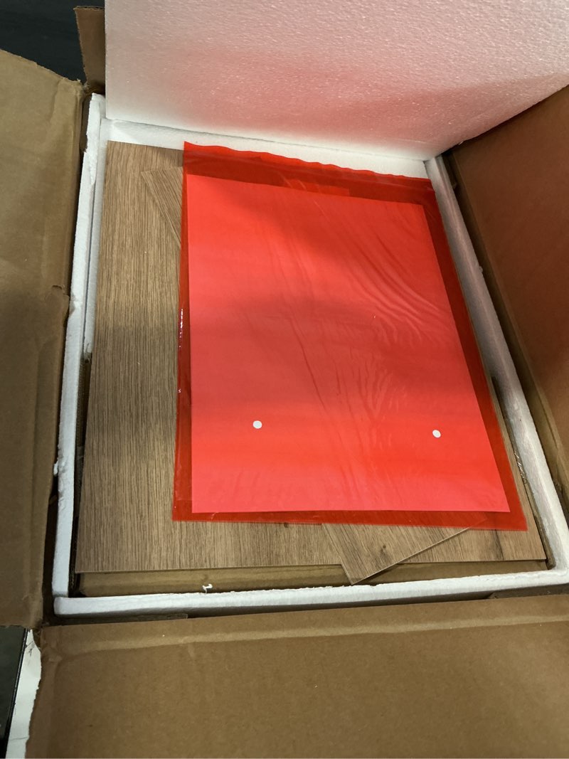 Condition photo showing New/Like New for Nightstand, Boho Night Stand with 1 Drawer, Modern Side Accent Table with Open Shelf, Wooden Top Bedside End Table for Bedroom, Living Room, Natural