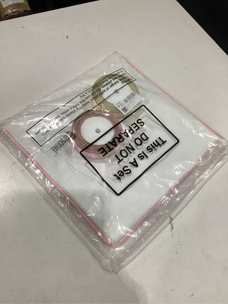 Condition photo showing New/Like New for 36 sheets double sided flower wrapping paper floral bouquet waterproof florist packaging paper with satin ribbon and gold border for graduation wedding mothers day party(pink series)