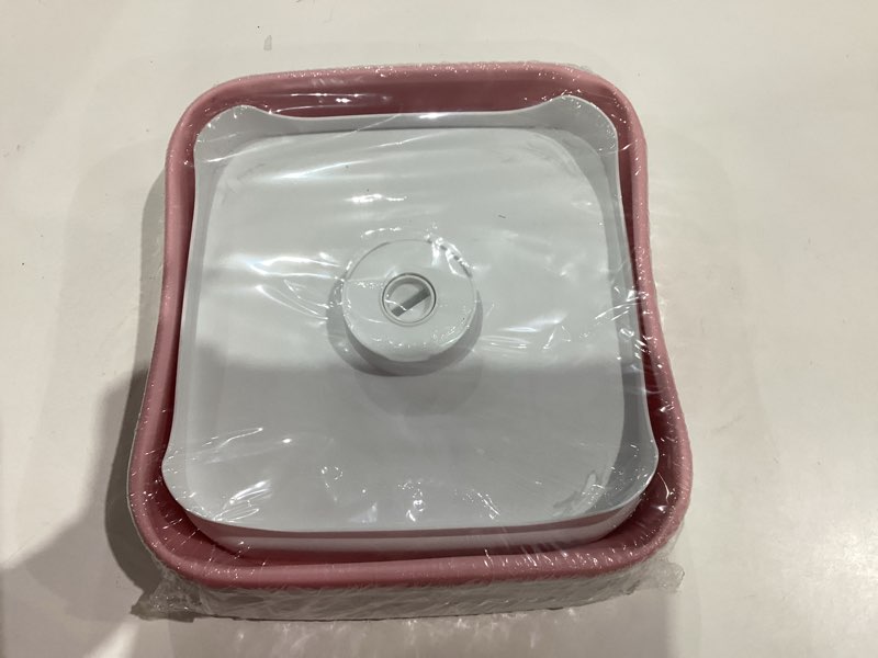 Condition photo showing New/Like New for Collapsible Wash Basin with Drain Plug, 2.4Gal (9L) Foldable Dish Basin for Kitchen, RV, Outdoor Camping, Sturdy and Easy to Clean, Versatile Design Pink