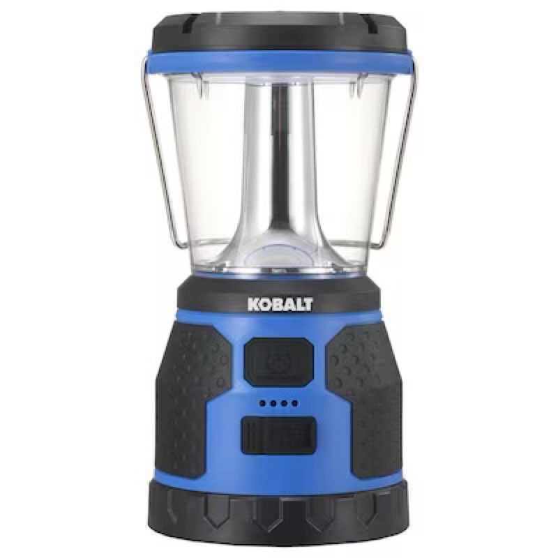  Kobalt 1500-Lumen 4 -Mode LED Rechargeable Camping Lantern