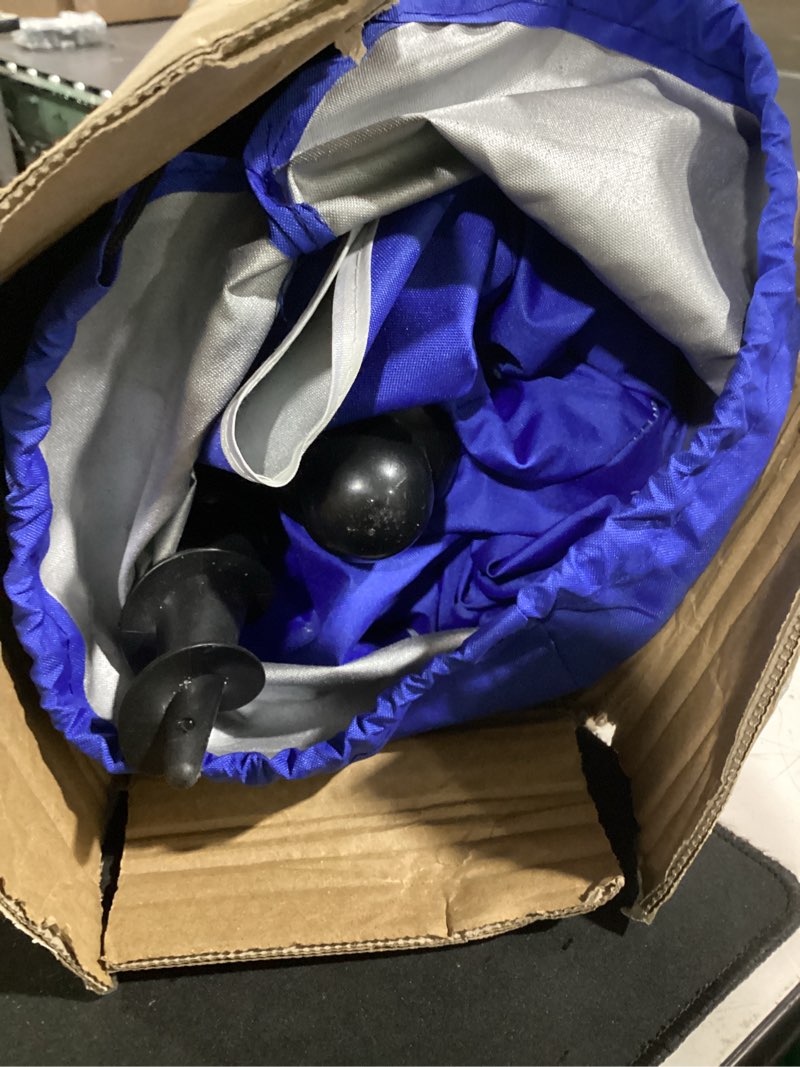 Condition photo showing Good Condition for homedemo 7ft portable folding beach umbrella for on-the-go sun protection at outdoor events sapphire blue