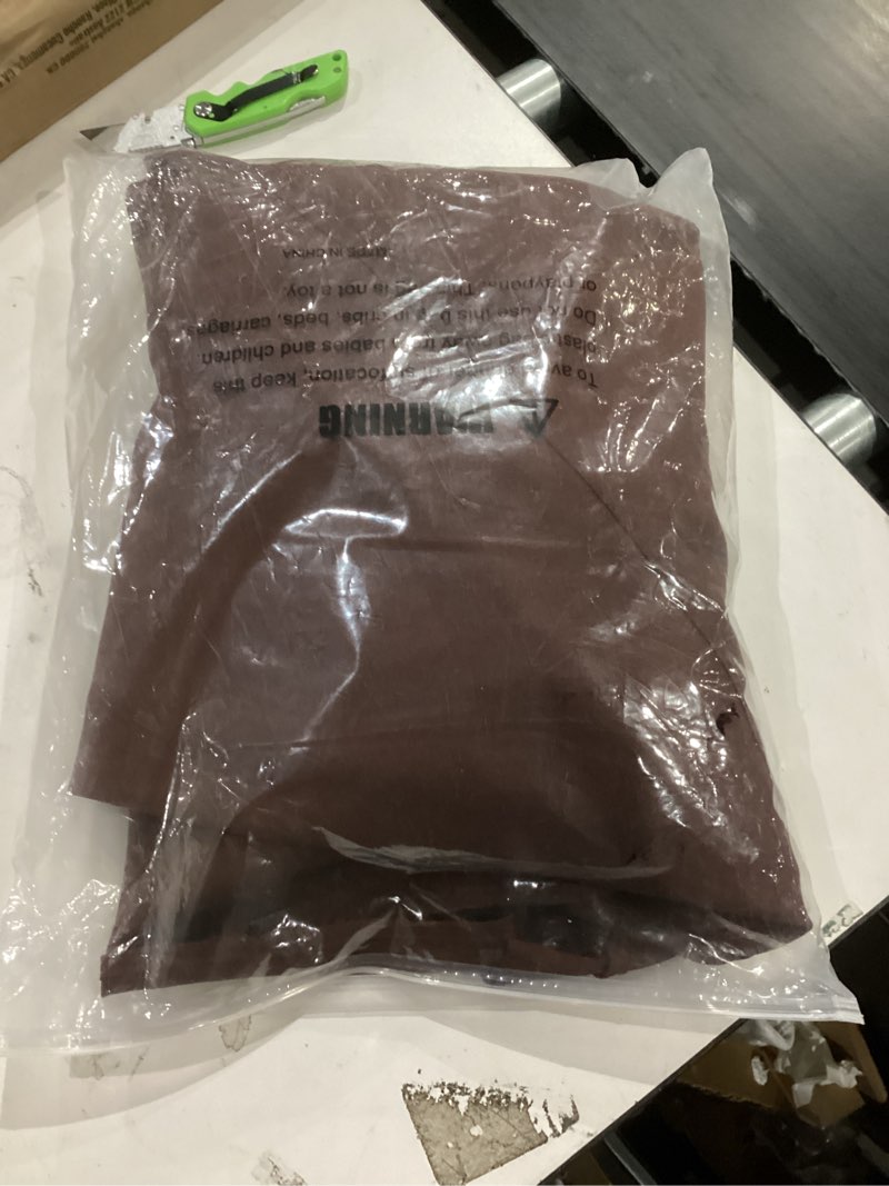 Condition photo showing Good Condition for folins&home brown 120 inch round tablecloth - waterproof wrinkle free polyester fabric circle table cloth, spillproof washable wipeable circular tablecloths for party, banquet, wedding brown 120" (round)