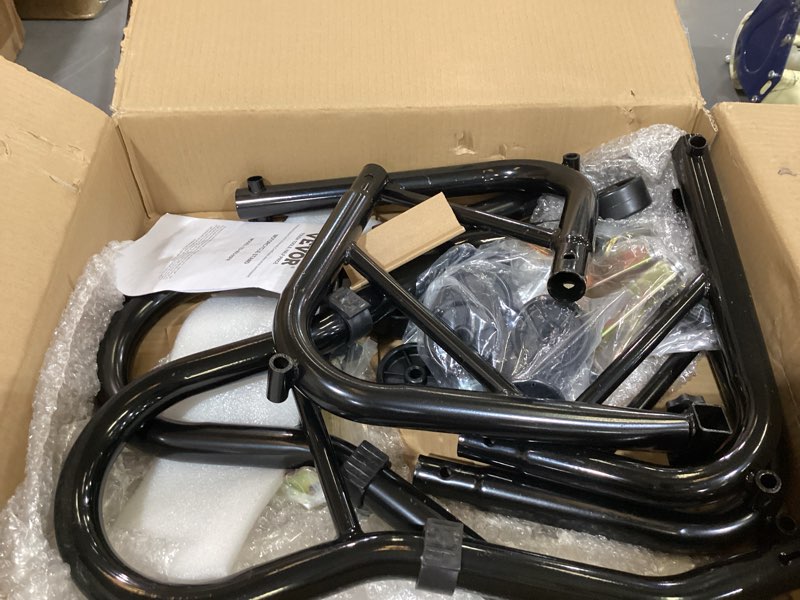 Condition photo showing Good Condition for vevor racing wheel stand, adjustable & foldable simulator stand for logitech g29 g27 g920 g923, thrustmaster t300rs t300gt t248 ts-pc tsxw gaming cockpit,pedals simulator not included l-shaped