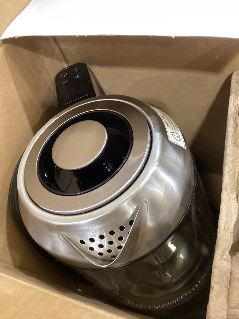 Condition photo showing New/Like New for CUCKOO Electric Tea Kettle with Infuser, Glass Electric Kettle with Multi-Temperature Control, Easy to Read LED Lights, 1.7 Liter Capacity Tea Maker Pot (CK-G170BS)