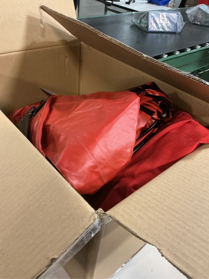 Condition photo showing As Is for CHERIMOR Inflatable Toddler Travel Bed with Safety Bumpers & 2 Mins Auto Inflation Pump, Portable Toddler Kids Air Mattress with Carry Bag for Home Grandma's Sleepovers Travel Camping, 330lbs Support